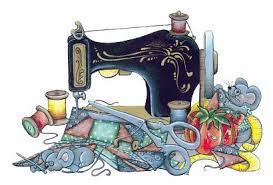 Sewing machine with quilt