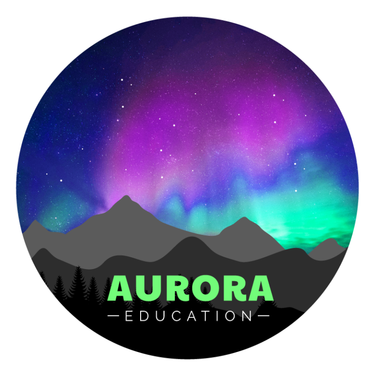 Aurora Education logo green 2019 768x768