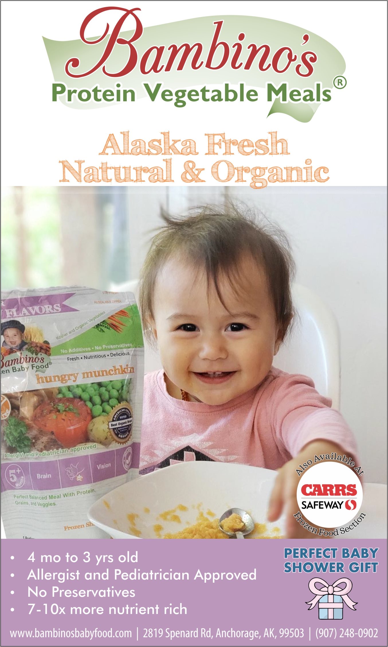 Wild Alaskan Sockeye Salmon – Bambinos Baby Food