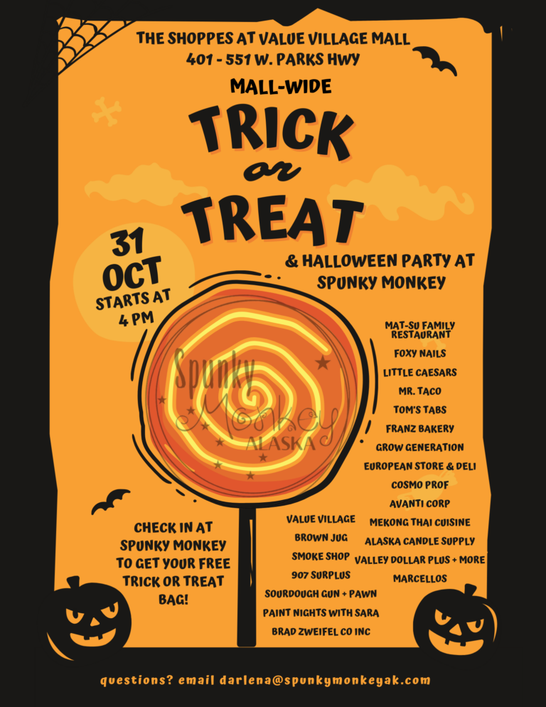 Trick or Treat Event Flyer  768x994